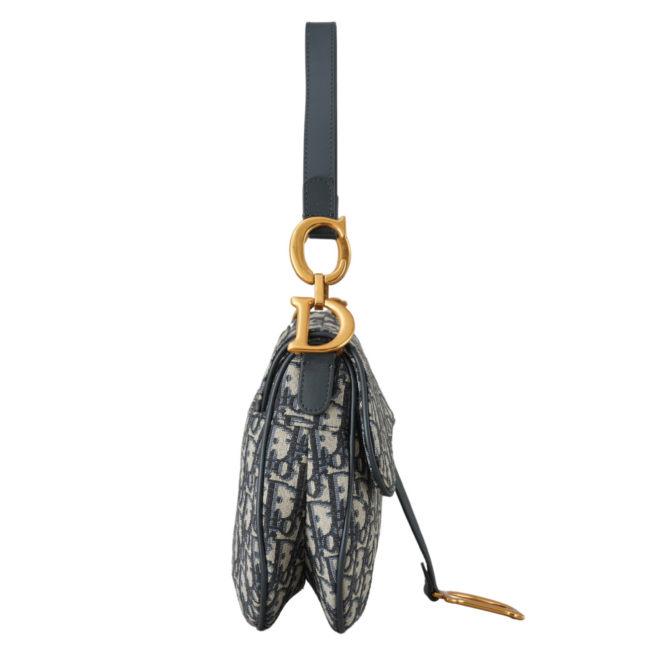 CHRISTIAN DIOR(USED)크리스찬디올 오블리크 새들백 미듐